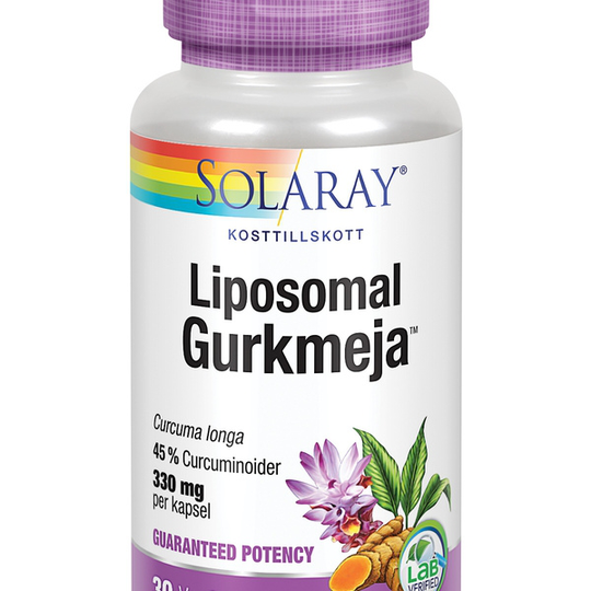 Solaray Liposomal Gurkmeja 30 kapslar