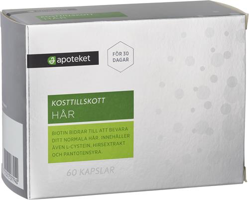 Apoteket Hår kapslar, 60 st