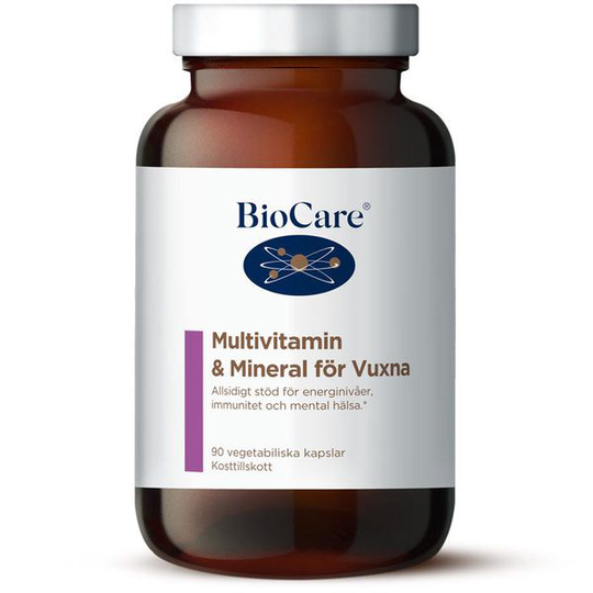 BioCare Multivitamin & Mineral för vuxna 90 kapslar