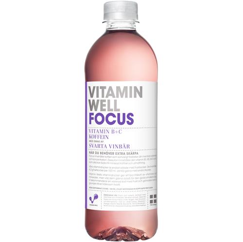 Vitamin Well Focus u kolsyra, 500ml