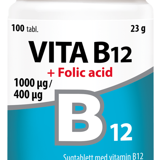 Vita B12 1MG + Folic Acid 100 tab