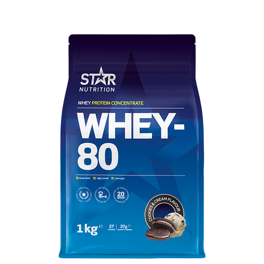 Whey-80 Vassleprotein 1 kg