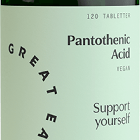 Great Earth Pantothenic Acid 120 tabletter