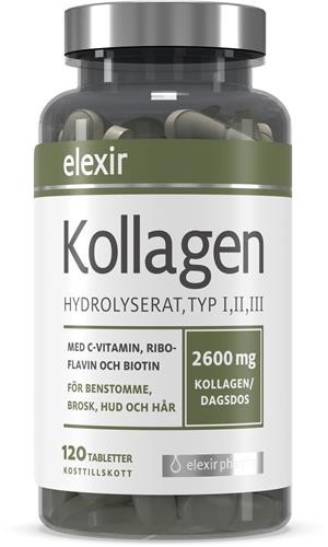 Elexir Kollagen Elexir Pharma Kosttillskott med kollagen, 120 st