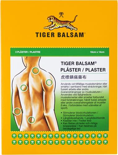 Tiger Balsam Plåster, 3 st