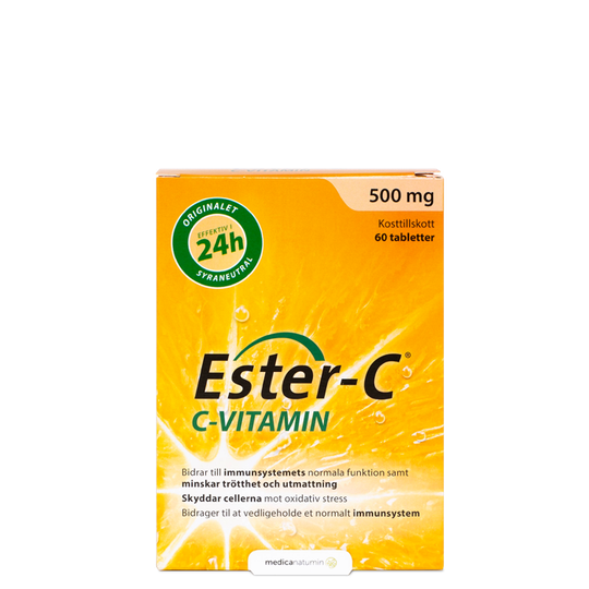 Ester-C 500 mg, 60 tabletter