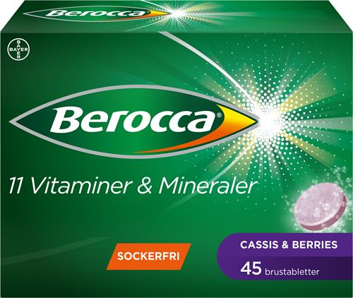 Berocca Energy Cassis & Berries, 45 st