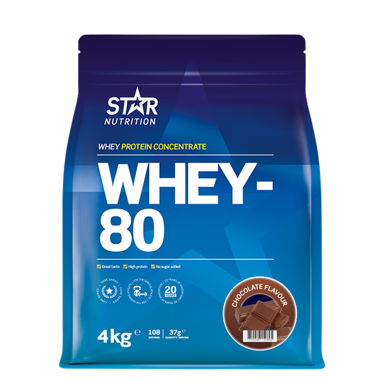 Whey-80 Vassleprotein 4 kg