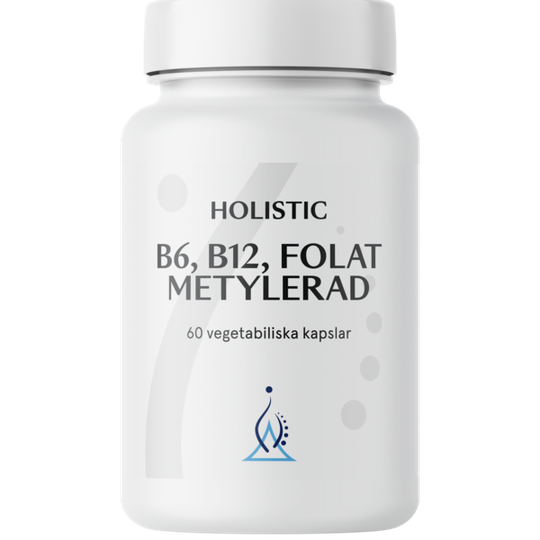 Holistic B6, B12, Folat Metylerad 60 kapslar