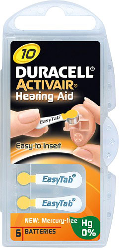 Batteri Activair kvicks.fr 10, 6 st