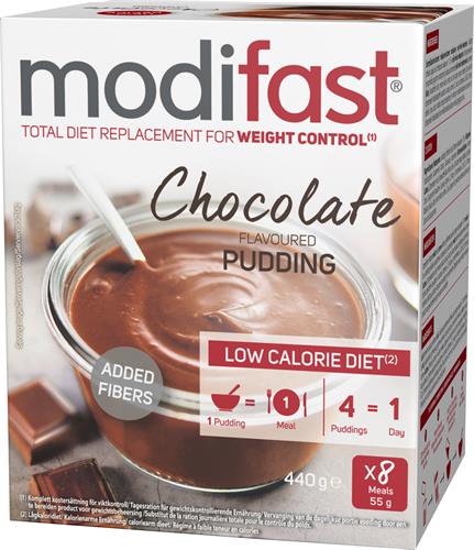 Modifast LCD Chocolate pudding, 8 x 55 g