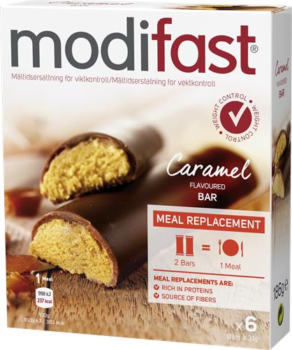Modifast Low GI bar Karamell, 6 st