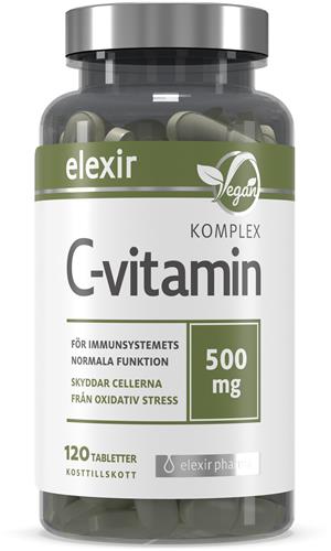 Elexir Kosttillskott C vitamin, 120 st