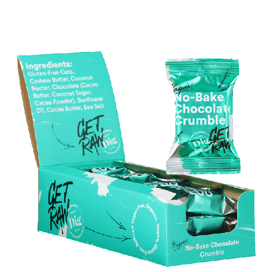 12 x GET RAW Organic Bar Smulpaj, 35 g
