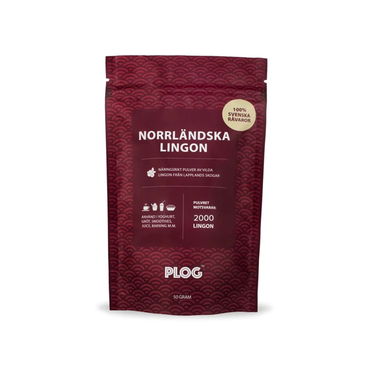 PLOG Norrländska Lingon Pulver 50 g