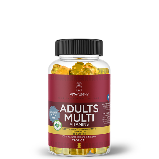 Multivitamin Vuxen Tropical 60 Gummies