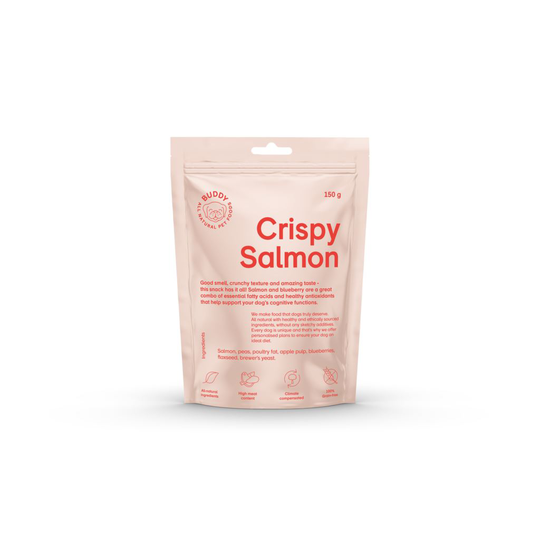 BUDDY Crispy Salmon Hundgodis 150 g