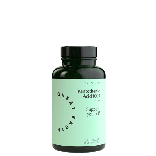 Pantothenic Acid, 1000 mg, 90 tabletter