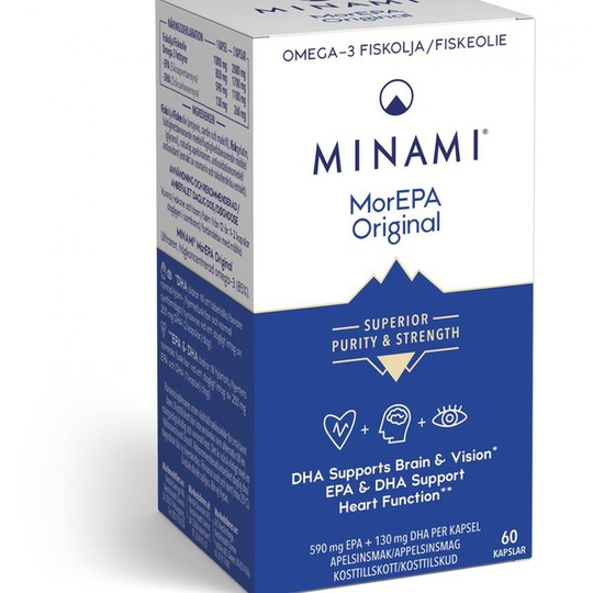 Minami MorEPA Original Omega-3 85% 60 kapslar