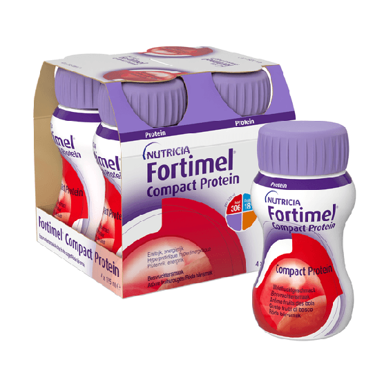 Fortimel Compact Protein Röda bär 4 x 125 ml