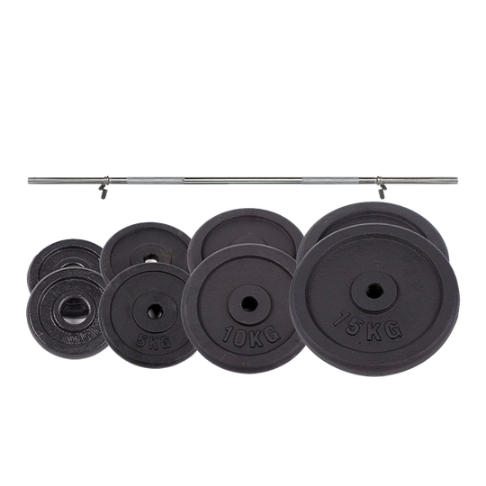 Skivstångsset 25 mm 67 kg