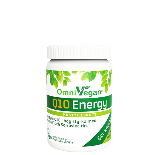 OmniVegan Q10 Energy, 60 kapslar