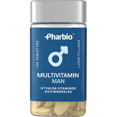 Pharbio Multivitamin Man, 120 st