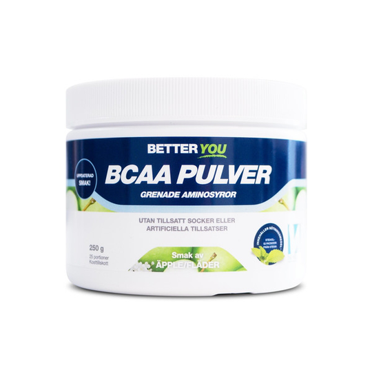 BETTER YOU Better You Naturligt BCAA Pulver 250g Äpple & Fläder