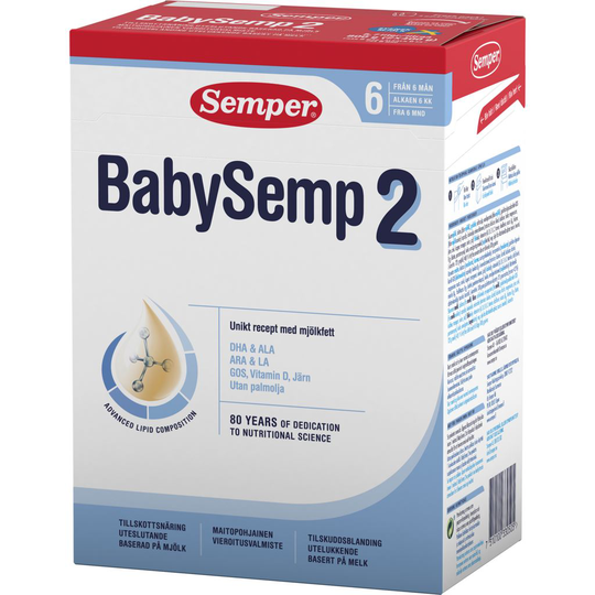 Semper BabySemp 2 Tillskottsnäring 800g