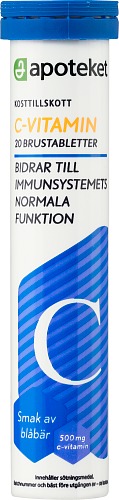 Apoteket C-vitamin Blåbär, 20 st