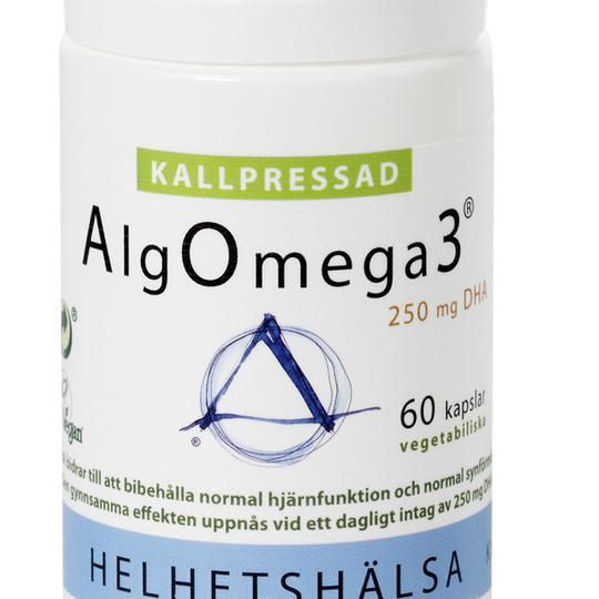 Helhetshälsa Kallpressad AlgOmega3 60 kapslar