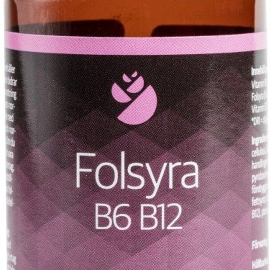 Bringwell Folsyra B6 B12, 90 tabletter