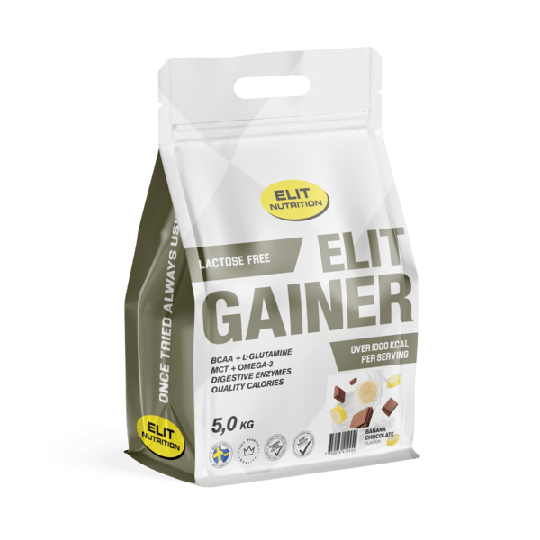 Elit Nutrition Gainer Laktosfri Strawberry Banana 5 kg
