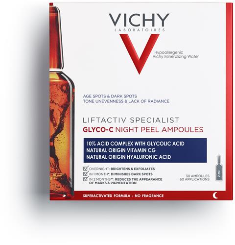 Vichy Liftactiv Specialist Glyco-C Night peel ampoules 30 st, 30 st