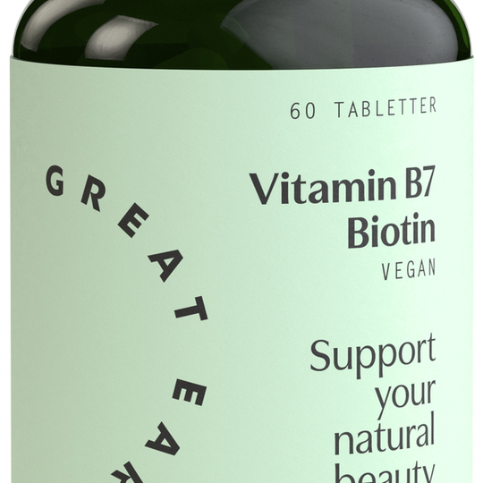 Great Earth Vitamin B7- Biotin 1000 mcg 60 tabletter