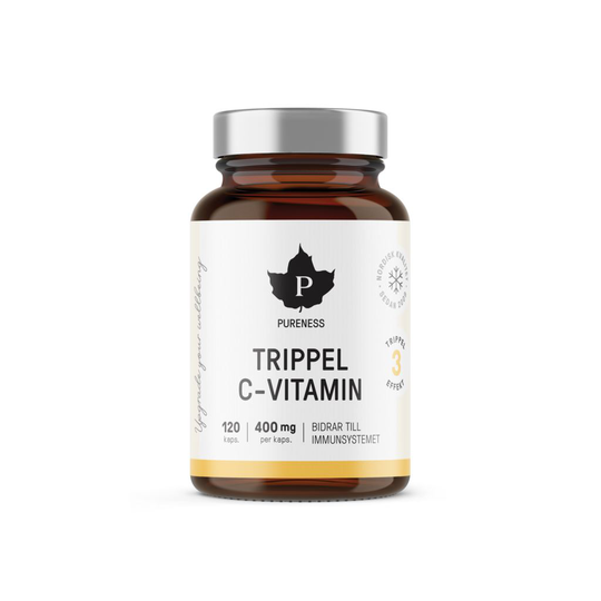 Pureness Trippel C-vitamin 120 kapslar