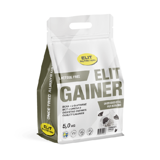 Elit Nutrition Gainer Laktosfri Cookies & Cream 5 kg