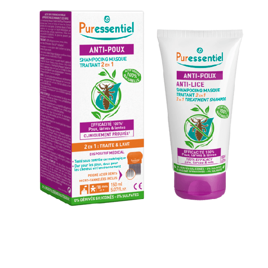 Puressentiel Lusmedel 2 in 1 Treatment Schampo 150 ml