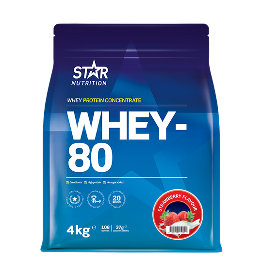 Whey-80 Vassleprotein 4 kg