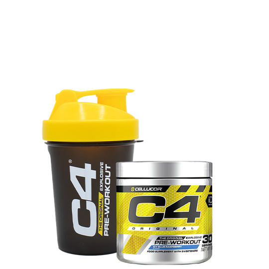 C4, 30 servings + shaker 400 ml