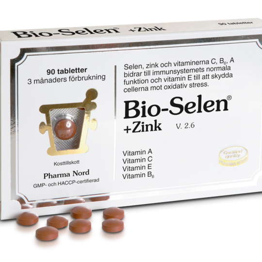 Pharma Nord Bio-Selen+Zink 90 tabletter