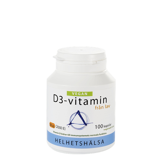 D3-Vegan 50 mcg, 100 kapslar