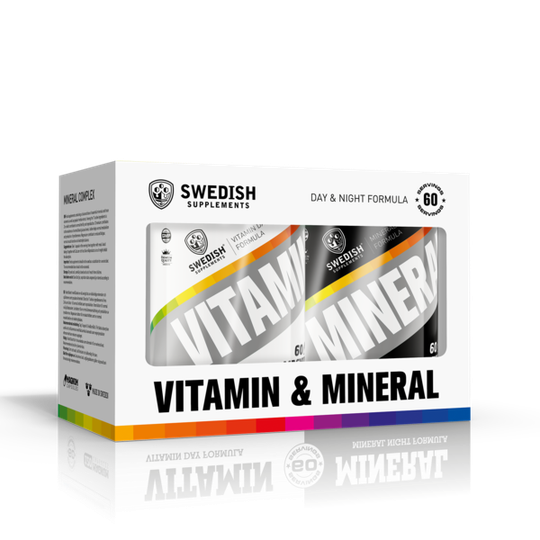 Swedish Supplements Vitamin & Mineral Complex 120 kapslar