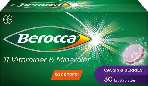 Berocca Energy Cassis & Berries, 30 st