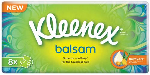 Kleenex Balsam ficknäsduk, 8 st