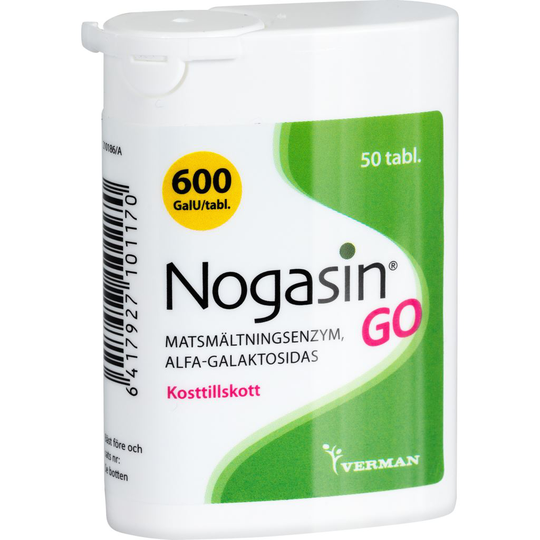 Nogasin GO Matsmältningsenzym 50 st
