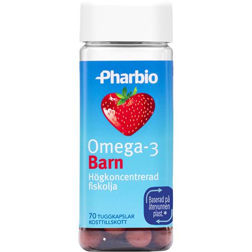 Pharbio Omega 3 Barn, 70 st