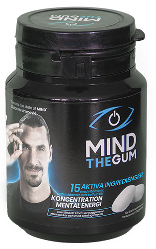 Mind The Gum Energigivande Tuggummi, 21 st