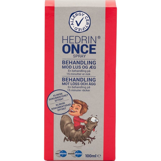 Hedrin Once Lusmedel 100 ml