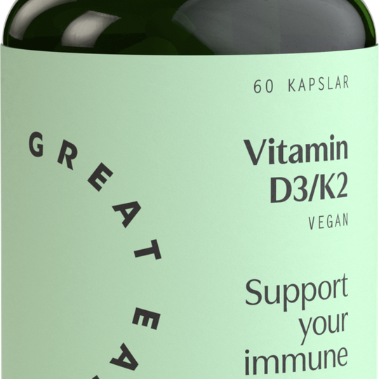 Great Earth Vitamin D3/K2 60 kapslar